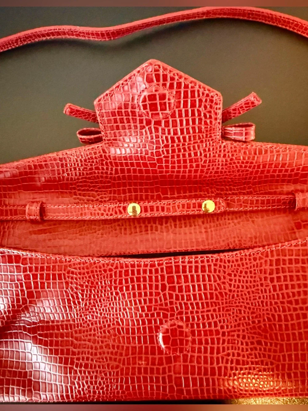 Emporio Armani sleek red